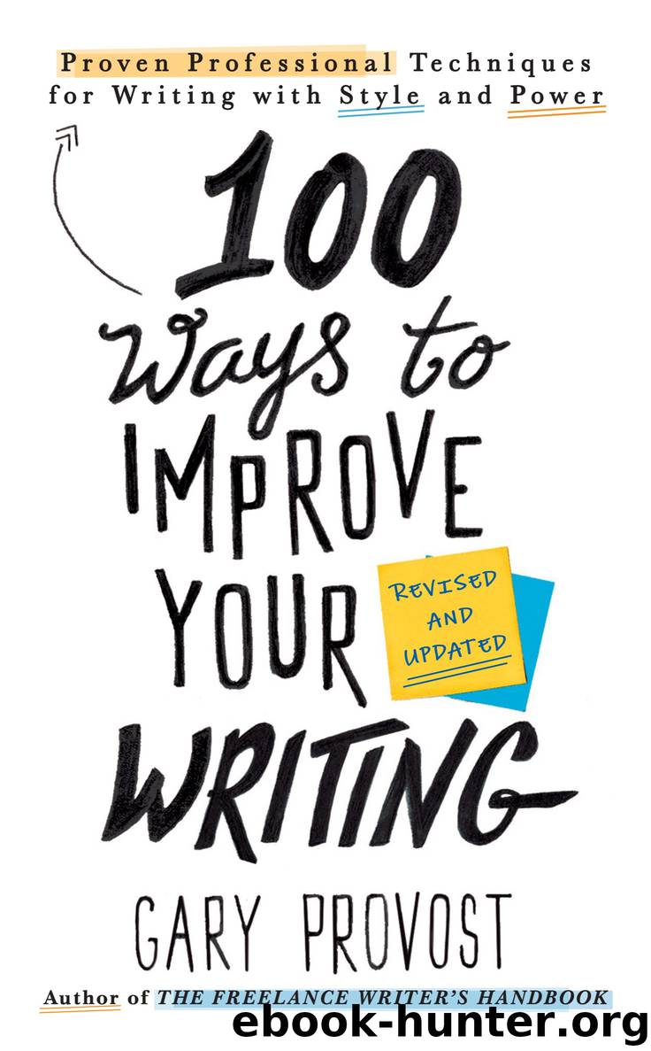 100-ways-to-improve-your-writing-updated-by-gary-provost-free